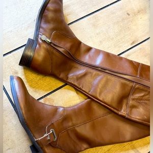 Etienne Aigner Leather Women’s Tall Boots 6.5